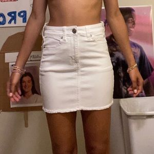 White Summer American Eagle Skirt